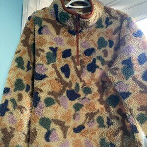 LL Bean Half Zip Fleece- Size L